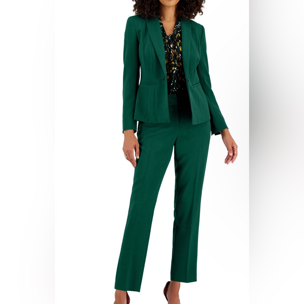 Kasper Women's One-Button Blazer, Knot-Front Top & Pants
